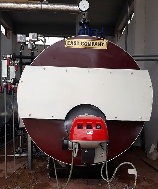 Industrial steam boiler