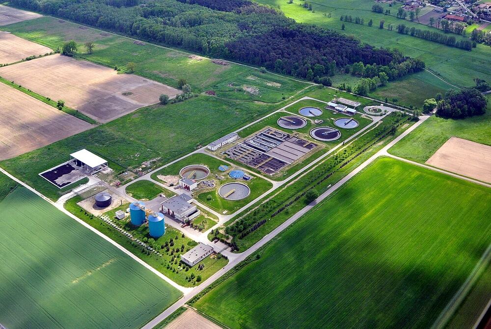 Industrial wastewater treatment plant